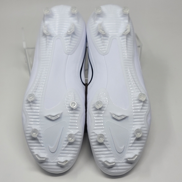 Nike Huarache 9 Varsity LAX Lacrosse Cleat White/Black Men Sz 8.5 FD0090-101 New